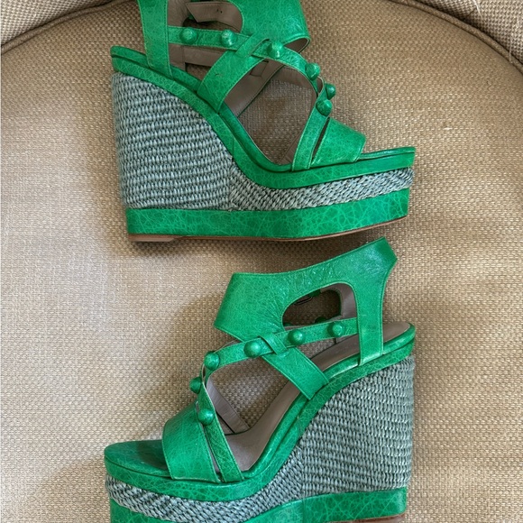 BALENCIAGA STUDDED STRAP ESPADRILLES - Picture 2 of 5